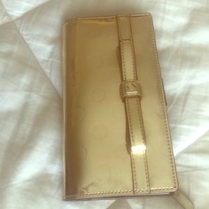 Kate Spade Gold Camellia Street Stacy Wallet